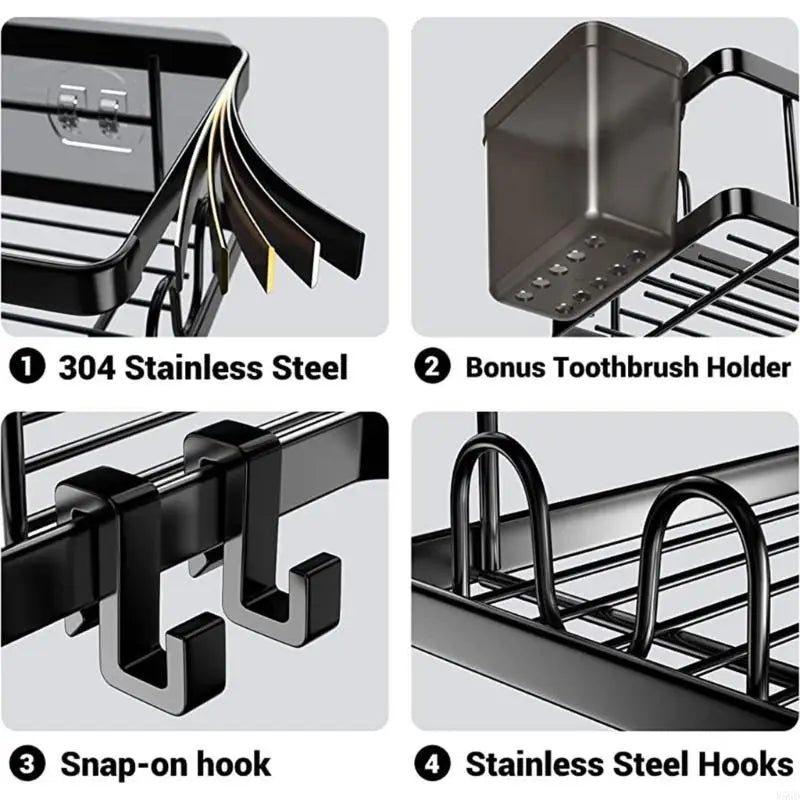 Y5GD Shower Shelf - Functional Bathroom & Kitchen Storage Rack